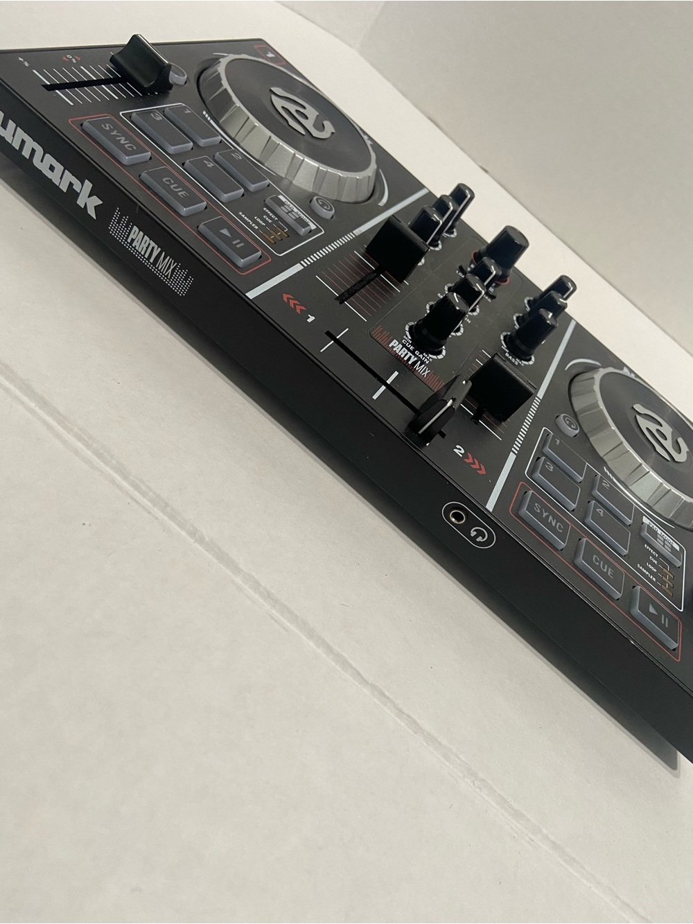 Numark Party Mix 2 Channel DJ Controller Built In LED Light Show USB Tested - Picture 6 of 8